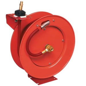 Install shop air hose & reel