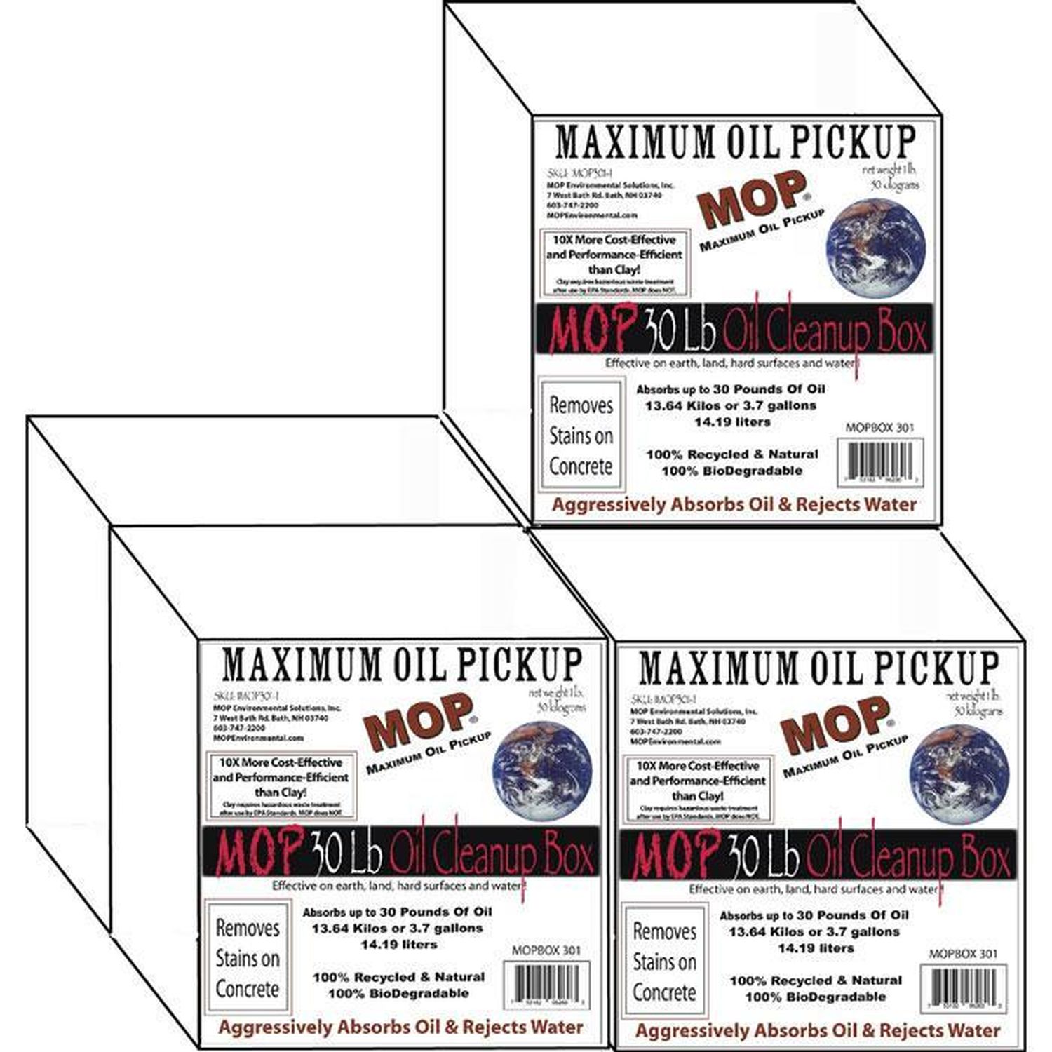 MOP Environmental Solutions 1 Lb. Mop 301 Sorbent Box