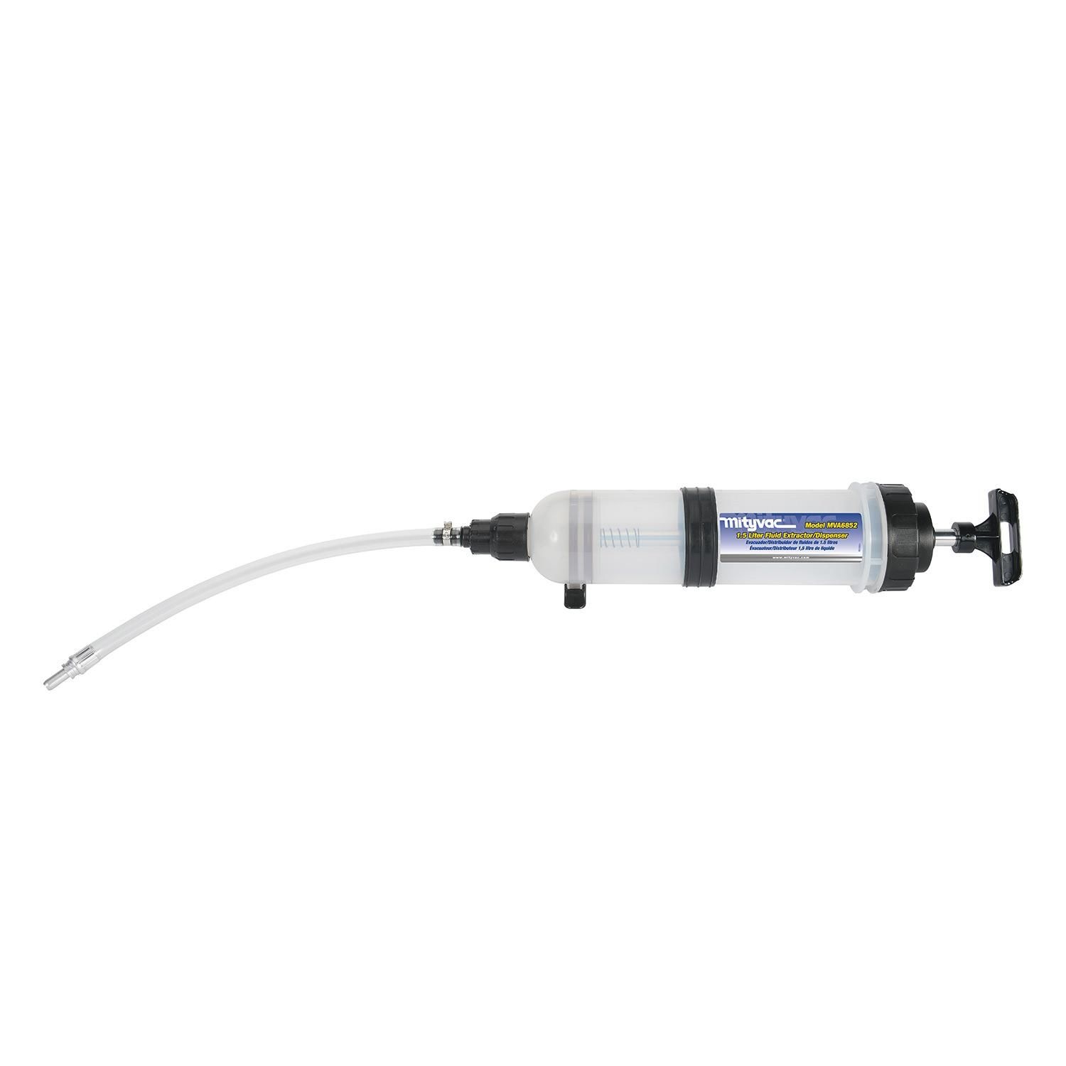Mityvac 1.5 Liters Fluid Extractor and Dispenser With ATF Adapter Connector
