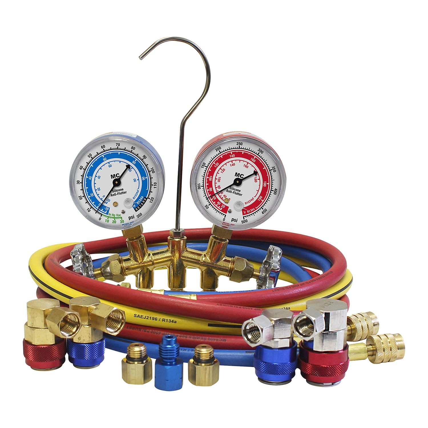 Mastercool 134A/1234YF Gauge Set