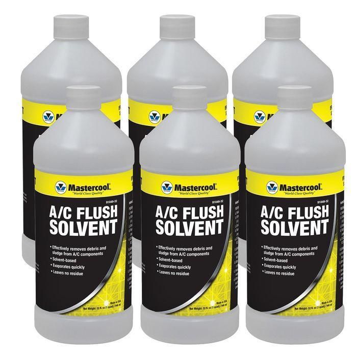 Mastercool A/C Flush Bottle 32oz 6 Pcs