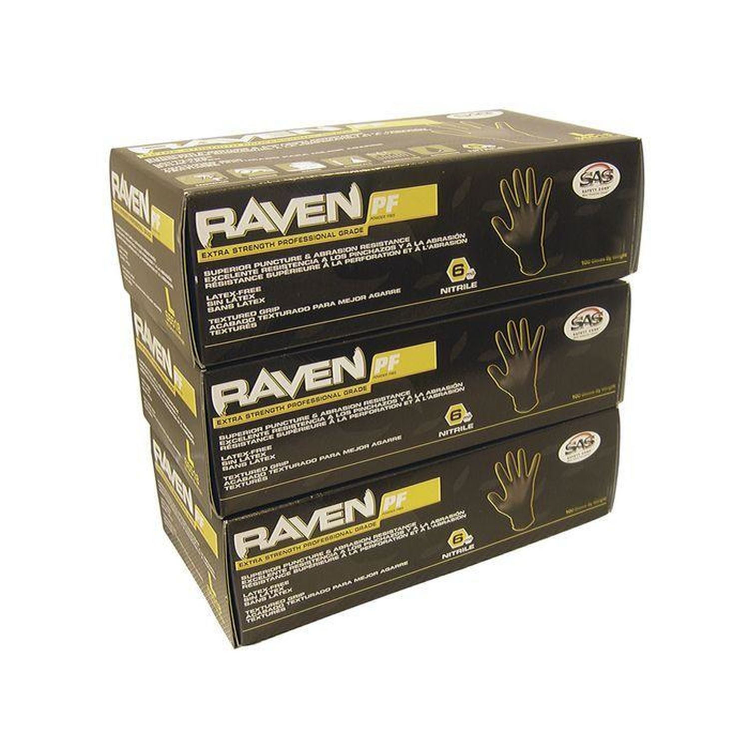 Raven Powder Free Nitrile 2XLarge Disposable Glove