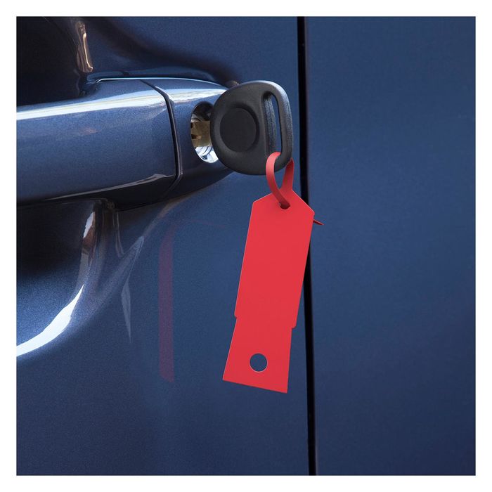 SlipNGrip Red Plastic Key Tag 1000 Piece
