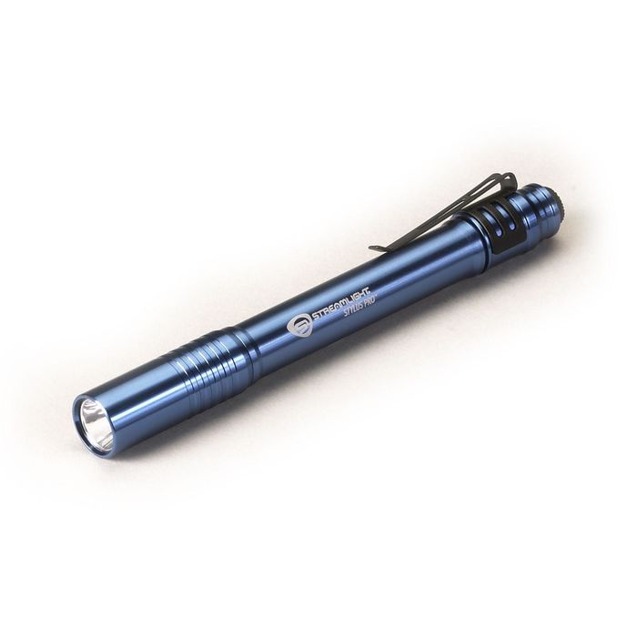 Streamlight Stylus Pro Blue Waterproof Flashlight with White Led