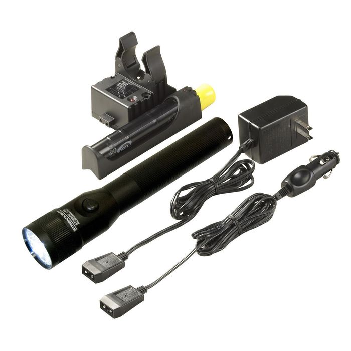 Streamlight 3 Watts Stinger LED Flashlight with AC/DC and 1 Piggyback  Charger / Holder