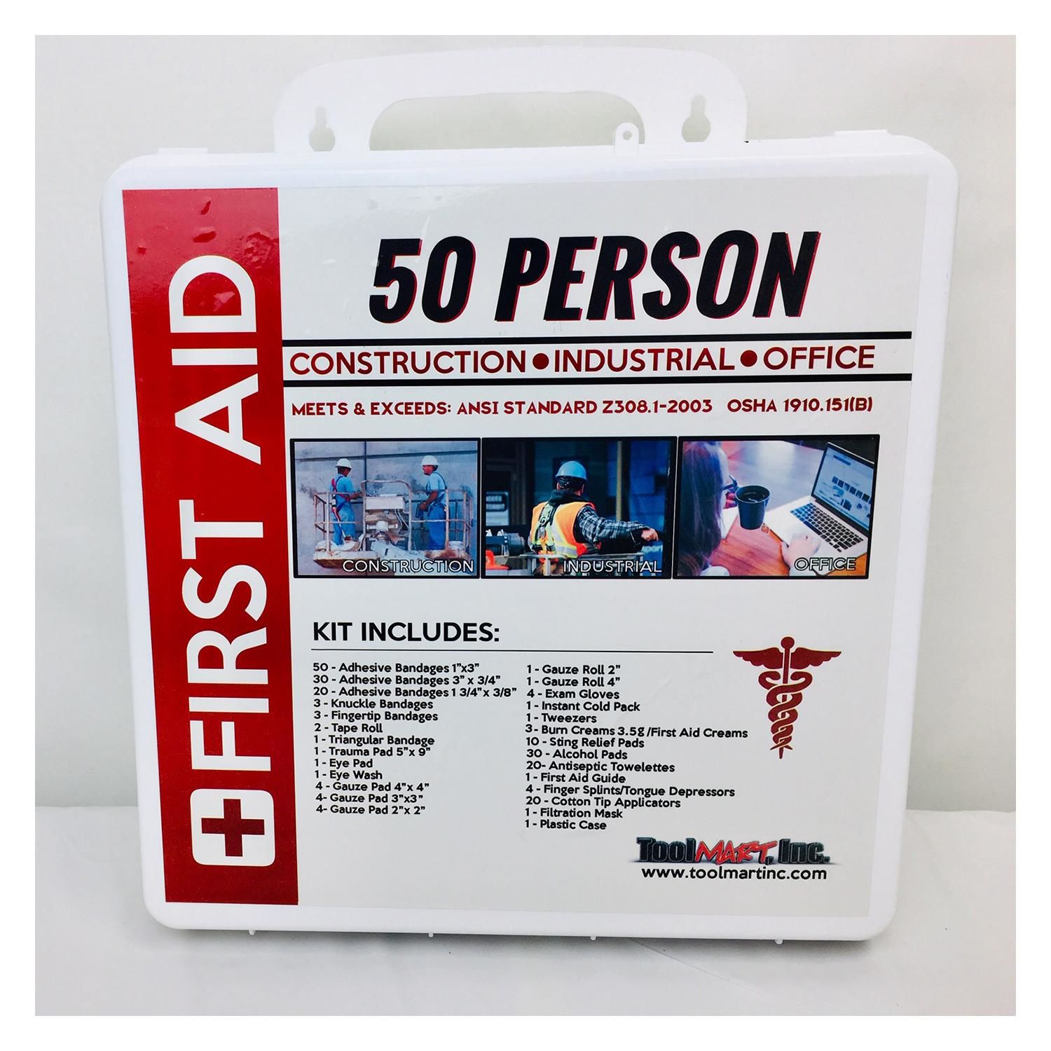 Tool Mart Inc 50 Person Industrial First Aid Kit