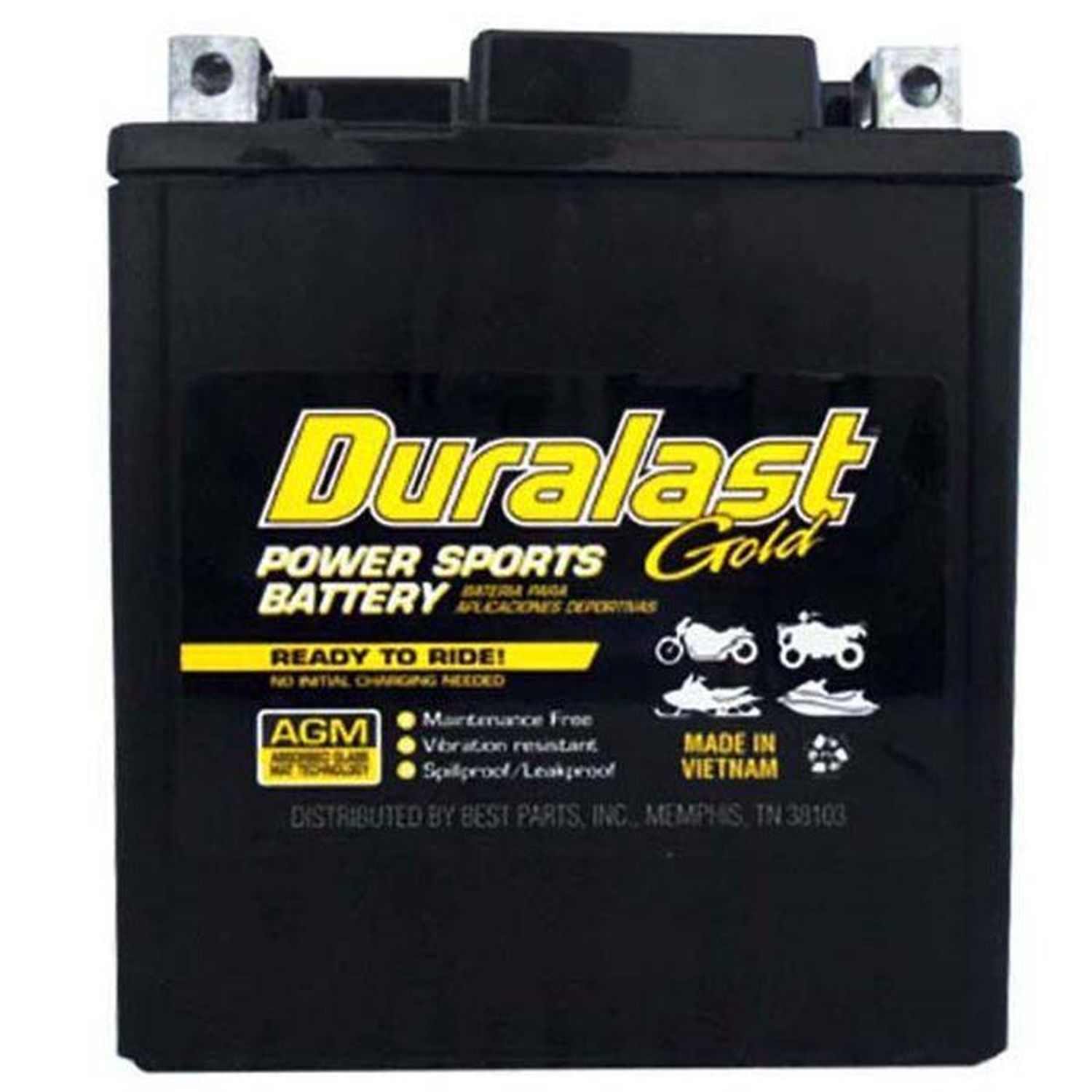 Duralast Gold GSX7L Group BTX7LBS AGM ReadyToRide Power Sport