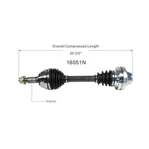 Duralast Gold CV Axle Assembly 16051N for Audi Q7