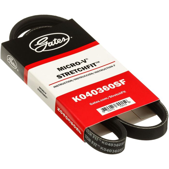 Gates Stretch Fit Micro-V Serpentine Belt K040360SF