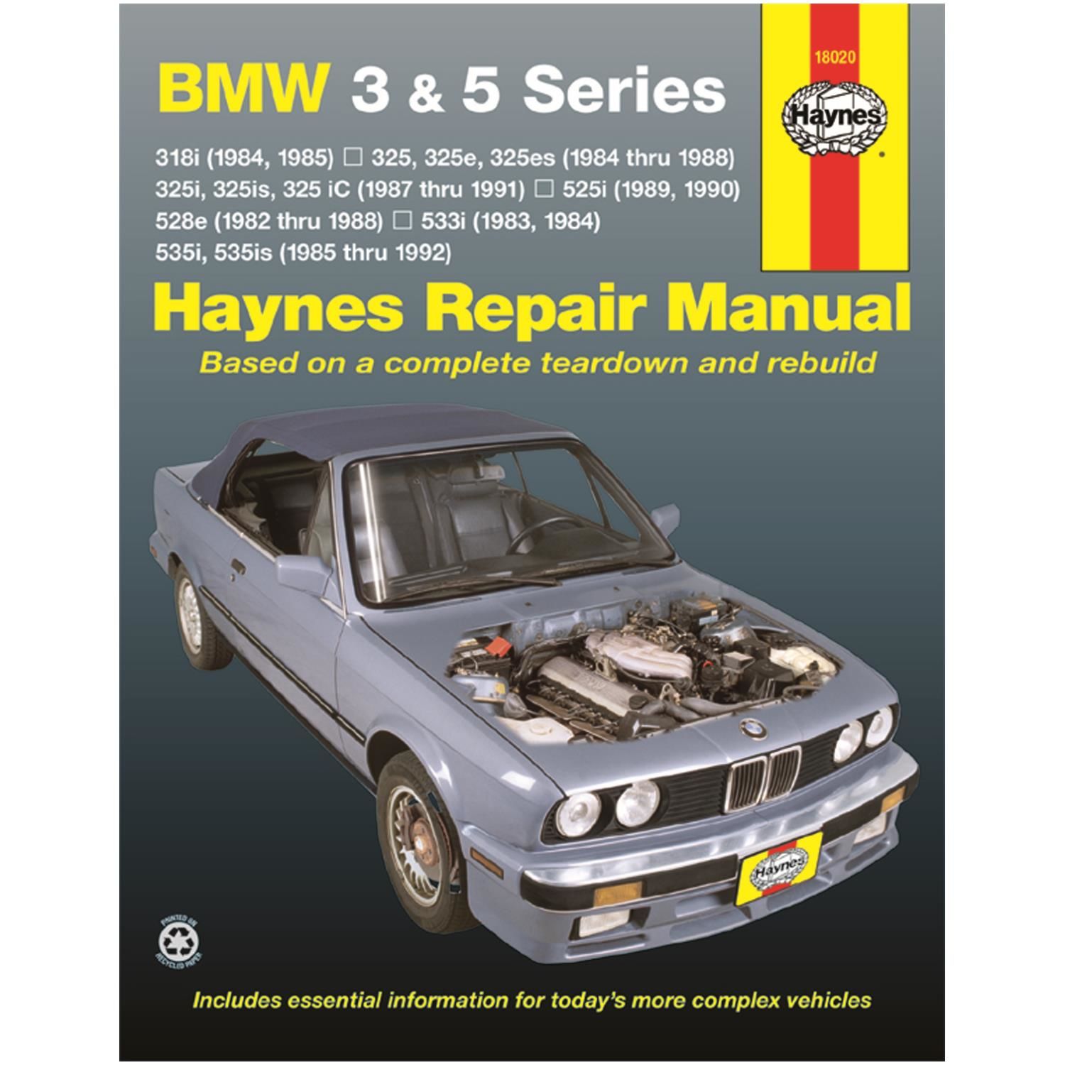 Haynes Repair Manual Vehicle 18020