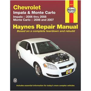 2006 Chevrolet Monte Carlo Repair Manual - Vehicle