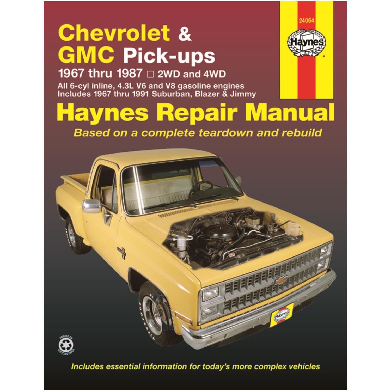 Haynes Vehicle Repair Manual 24064