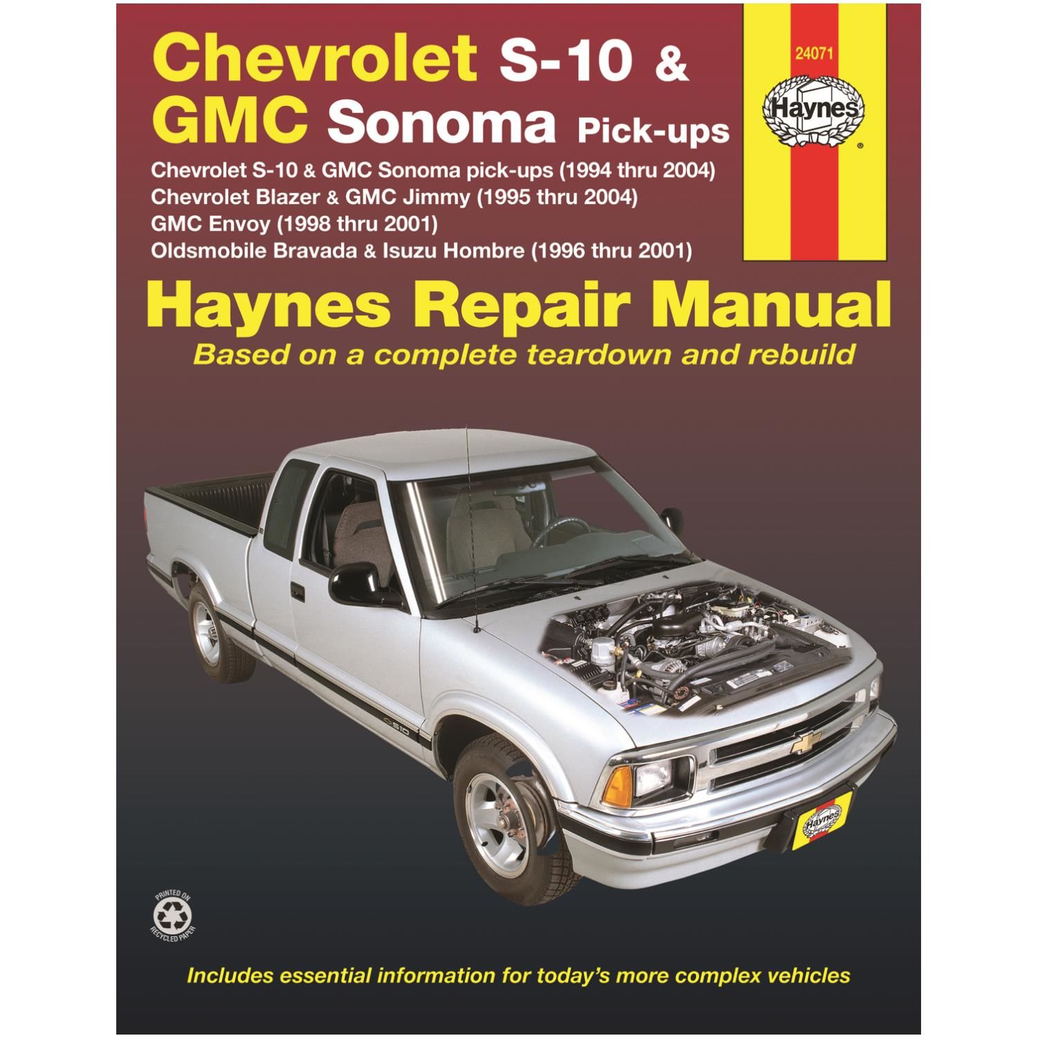 Haynes Repair Manual Technical Book 24071 