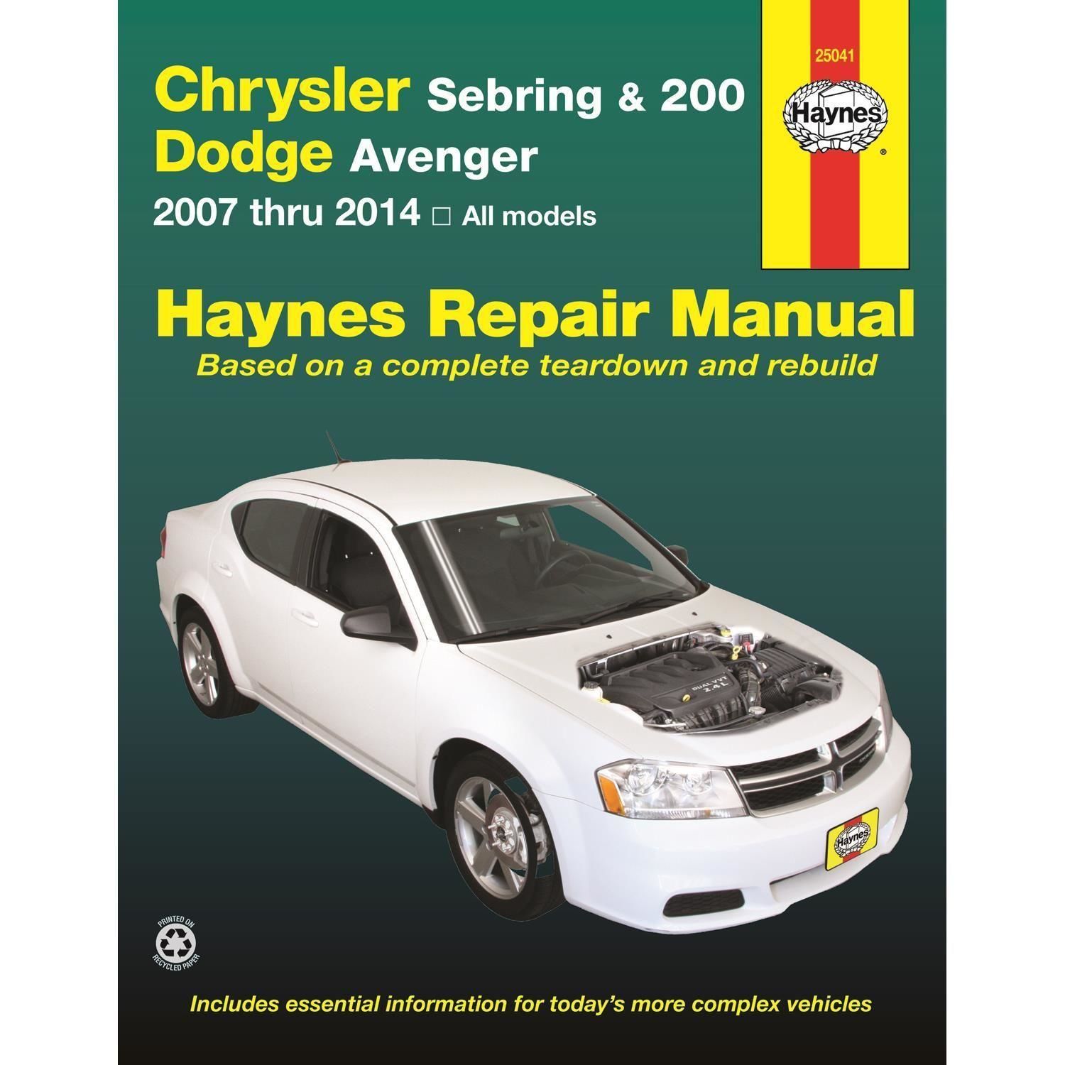 Dodge avenger repair manual