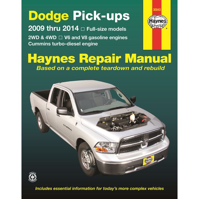 Haynes Vehicle Repair Manual 30043