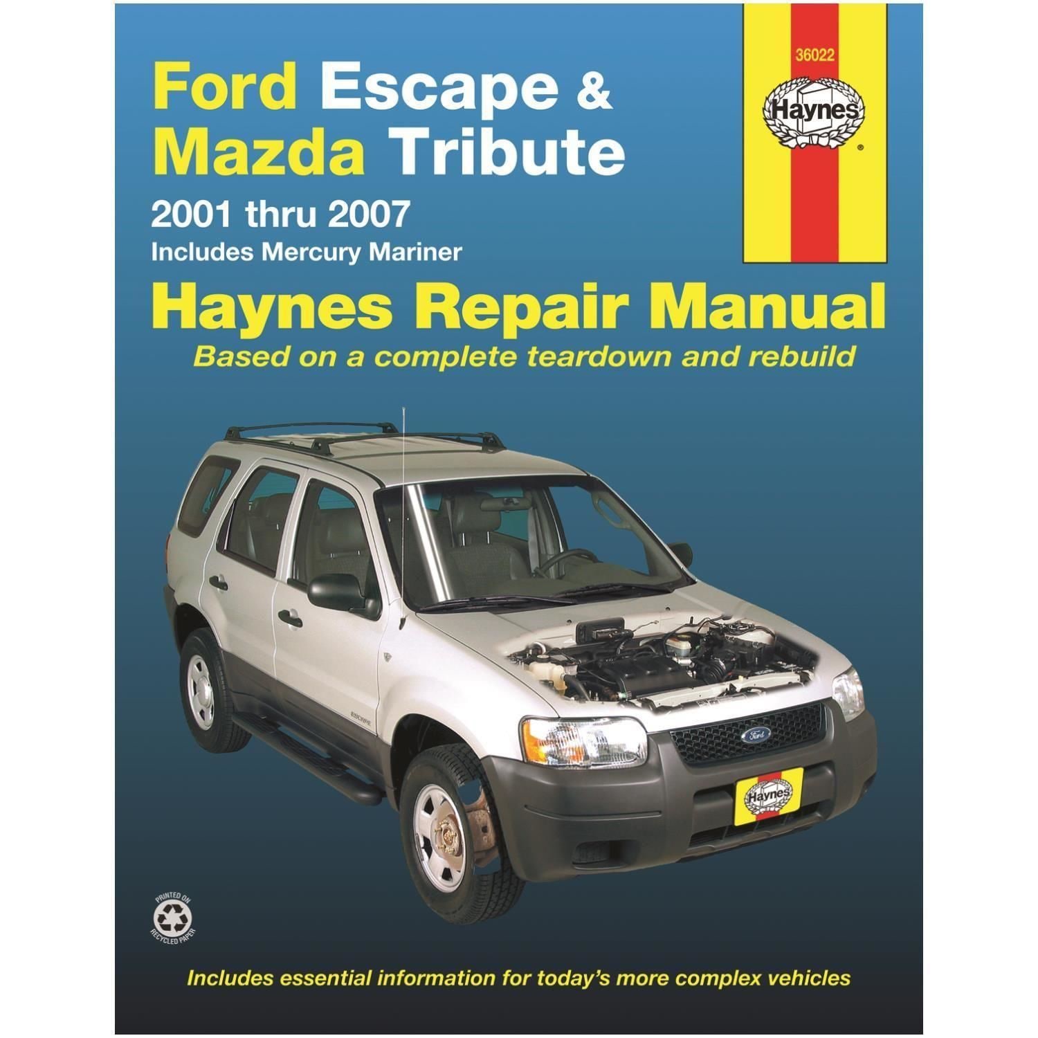 Haynes Vehicle Repair Manual 36022