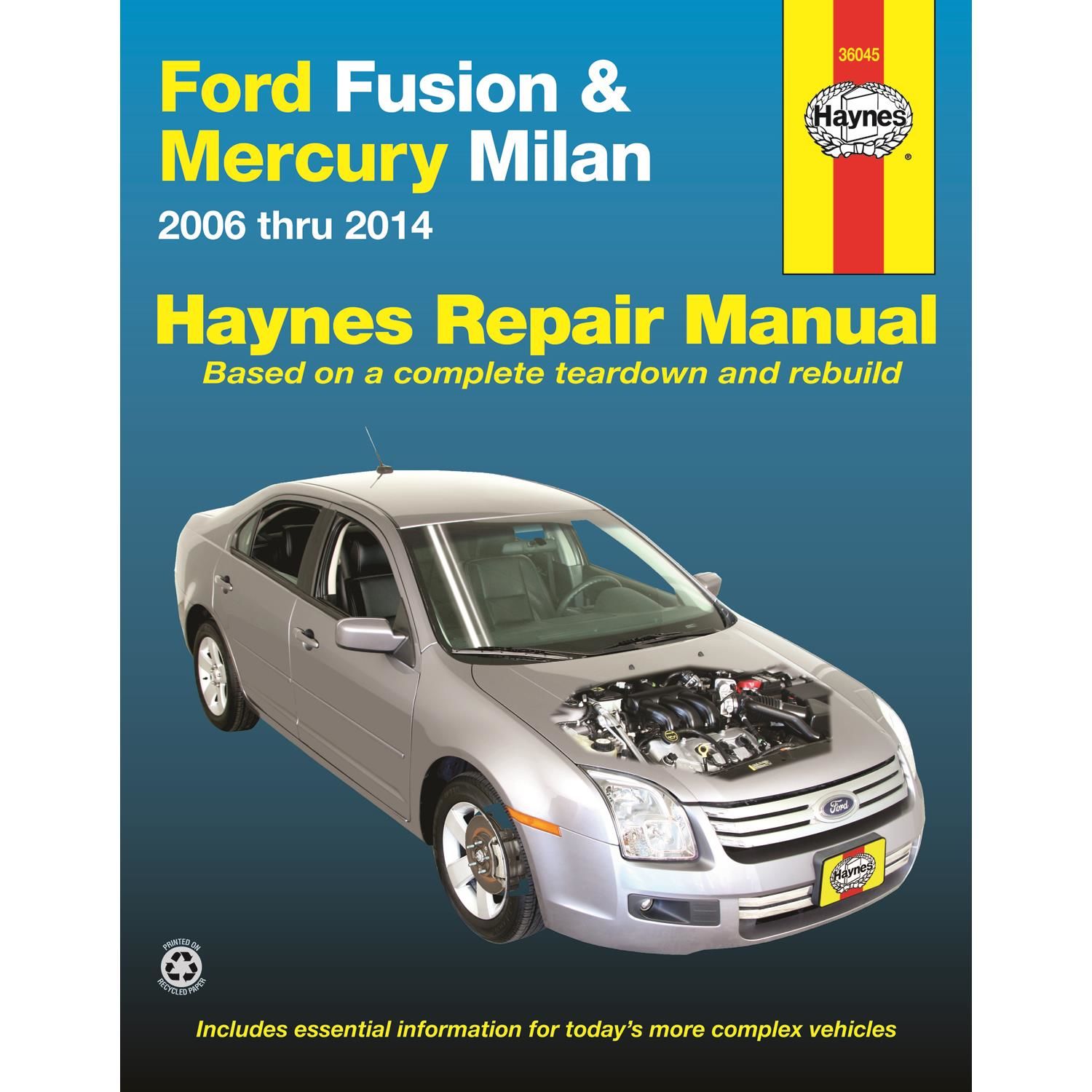 Haynes Vehicle Repair Manual 36045