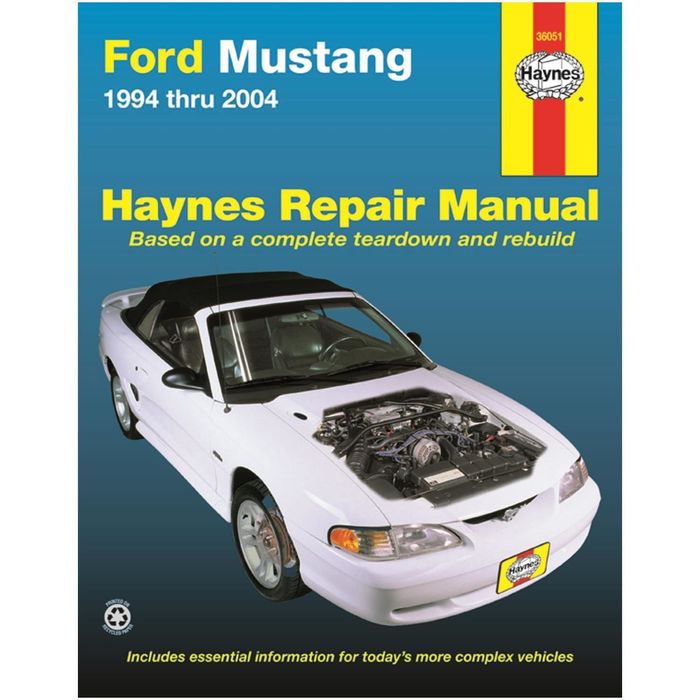Haynes Vehicle Repair Manual 36051