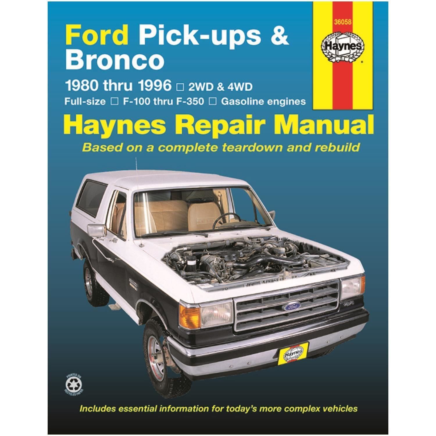 Haynes Repair Manual Technical Book 36058