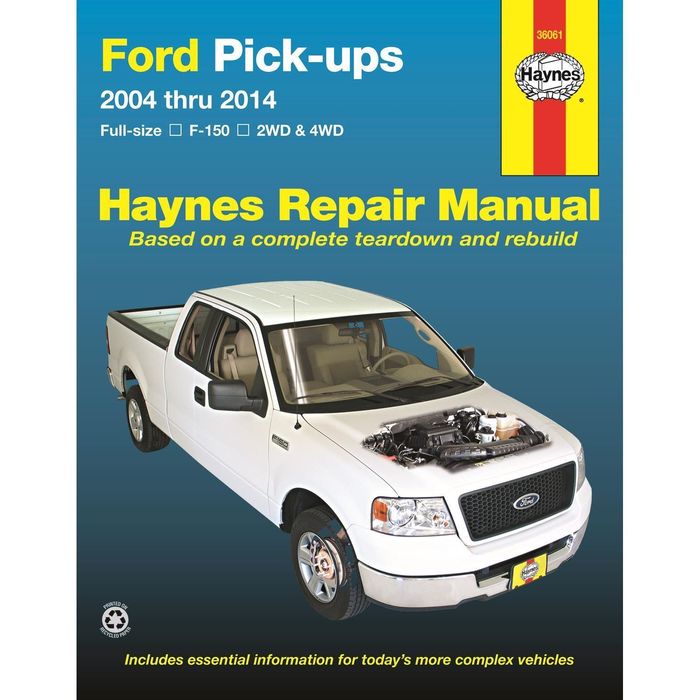 Haynes Vehicle Repair Manual 36061