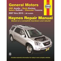 2011 Chevrolet Traverse Repair Manual Vehicle From 24 99 Autozone 