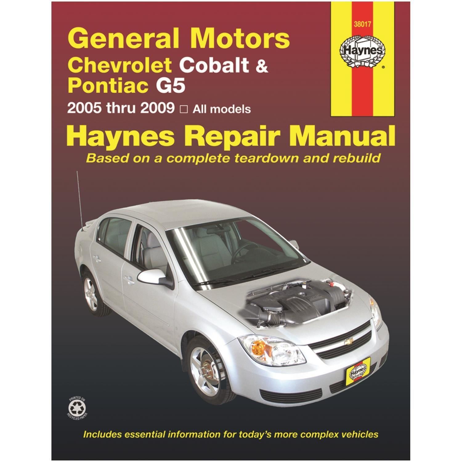 Haynes Repair Manual - Vehicle 38017