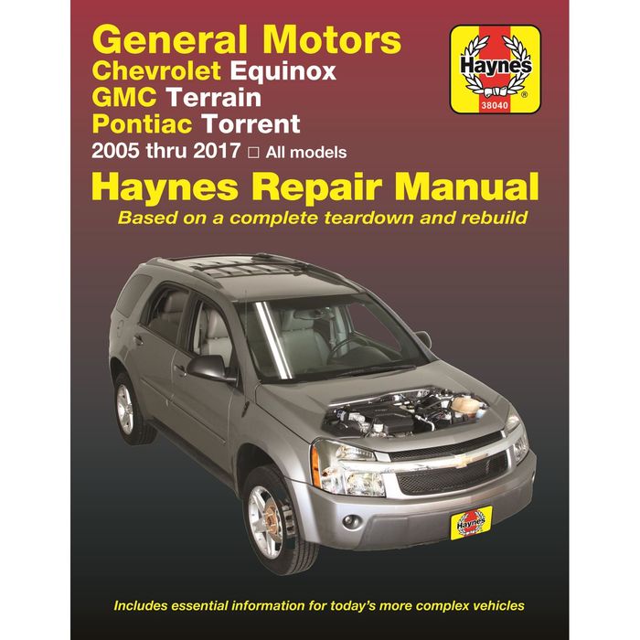 Haynes Vehicle Repair Manual 38040