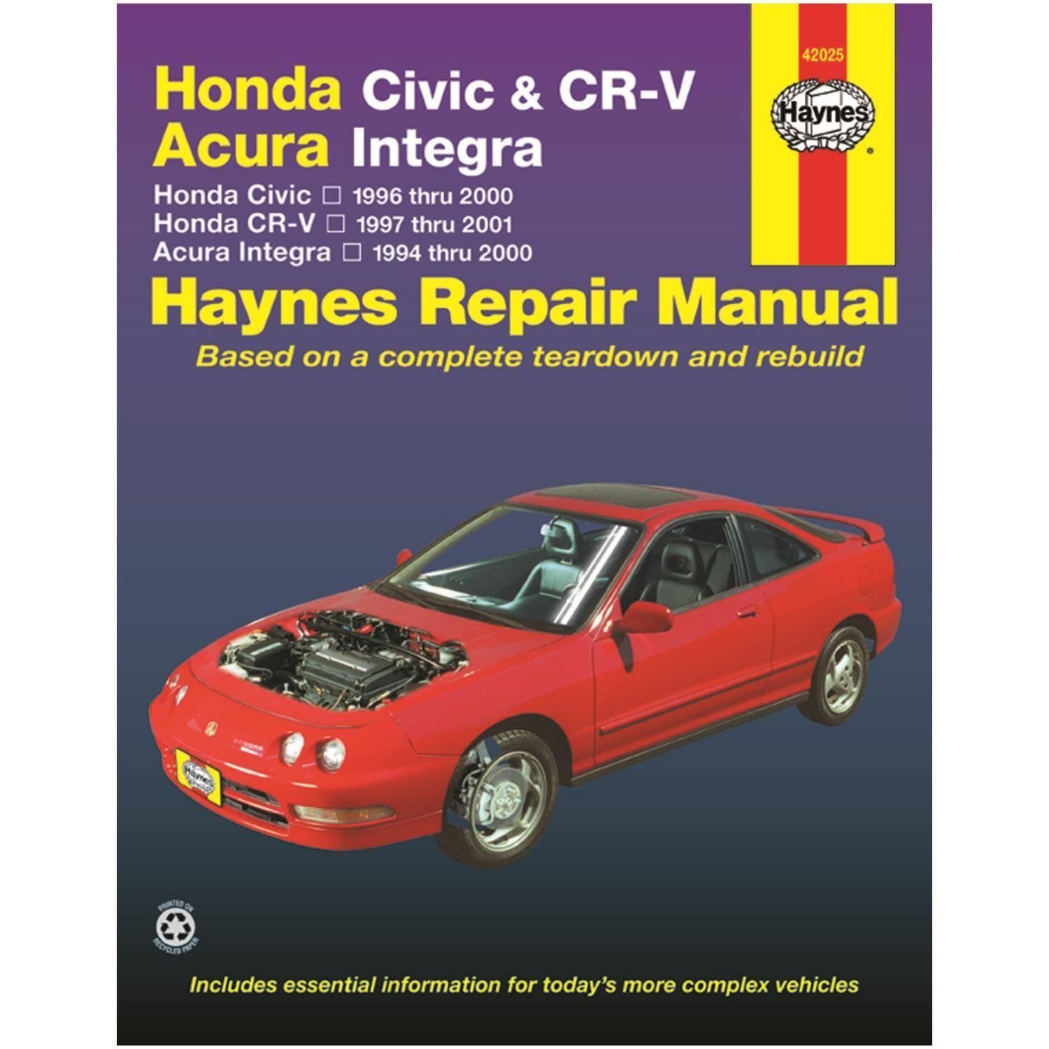 Haynes Vehicle Repair Manual 42025 