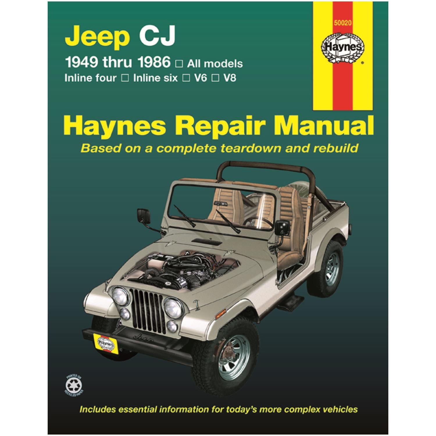 Haynes Repair Manual - Technical Book 50020