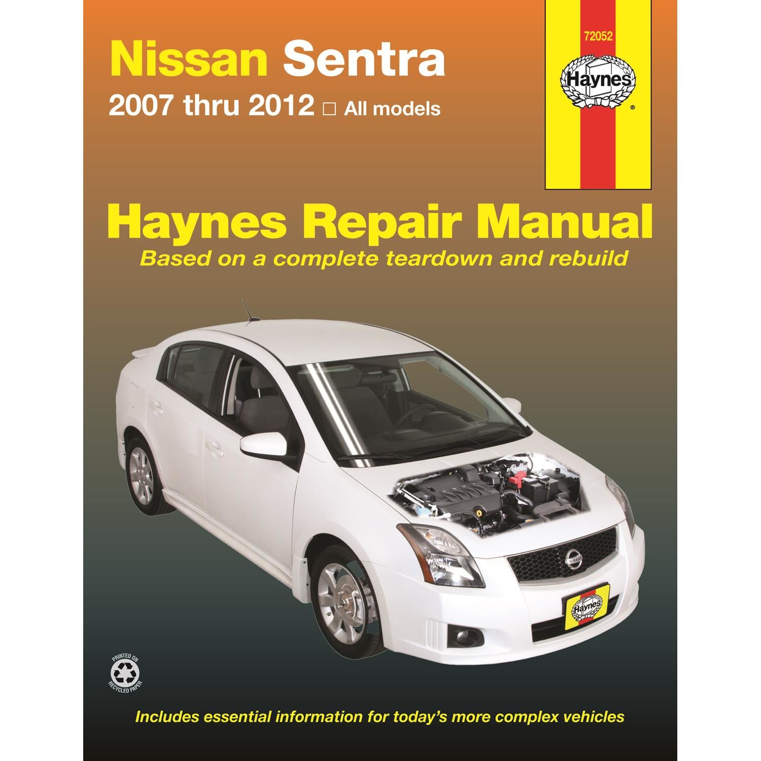 Haynes Vehicle Repair Manual 72052