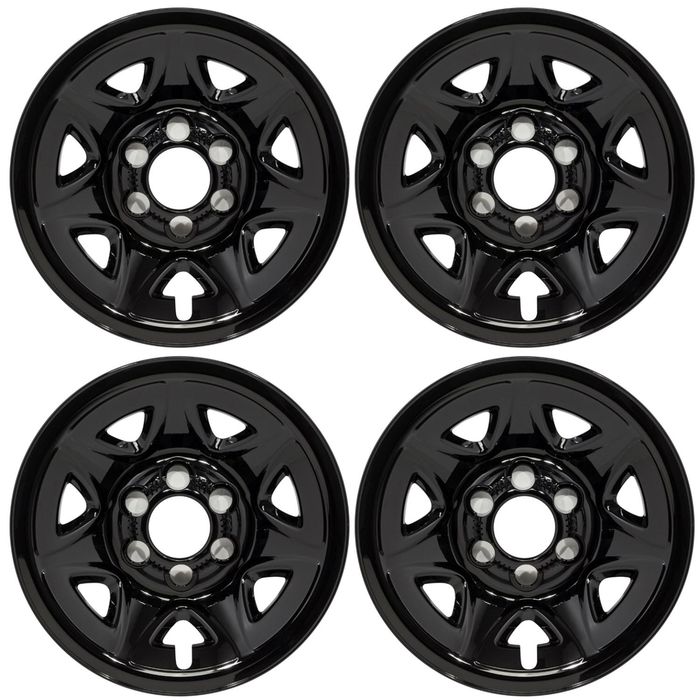 Pacific Rim Black 17in Wheel Cover / Hub Cap 4 Piece IMP-7950GB