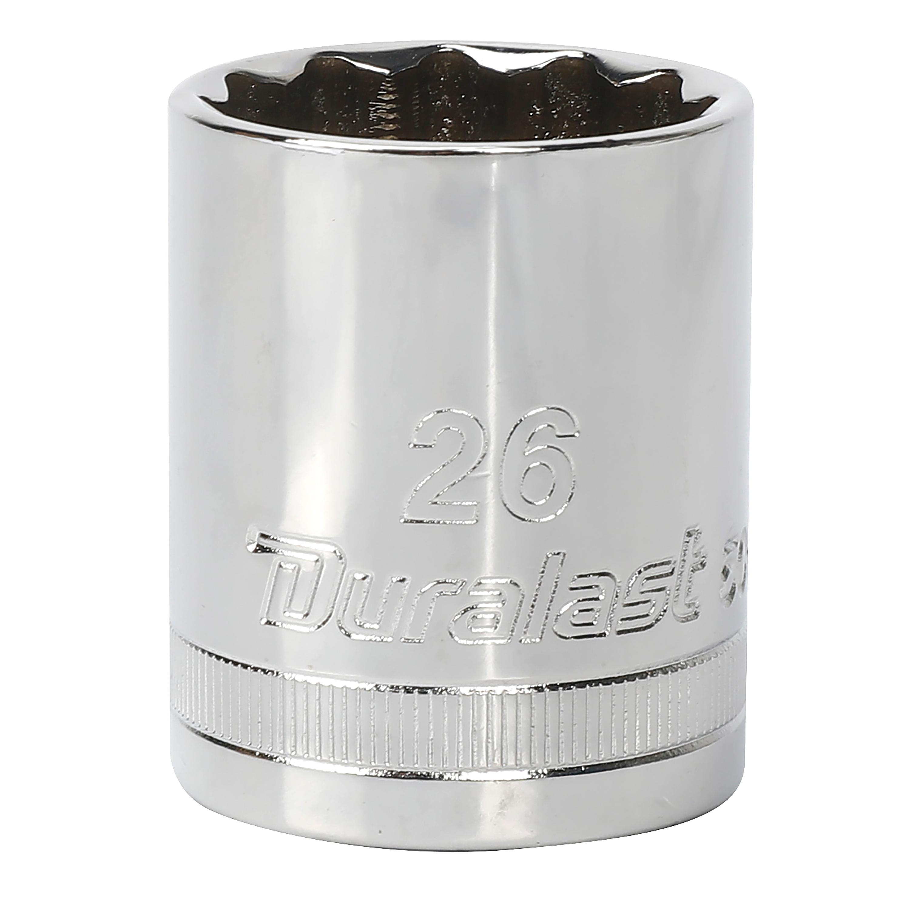 Duralast 1/2in Drive 26mm Socket