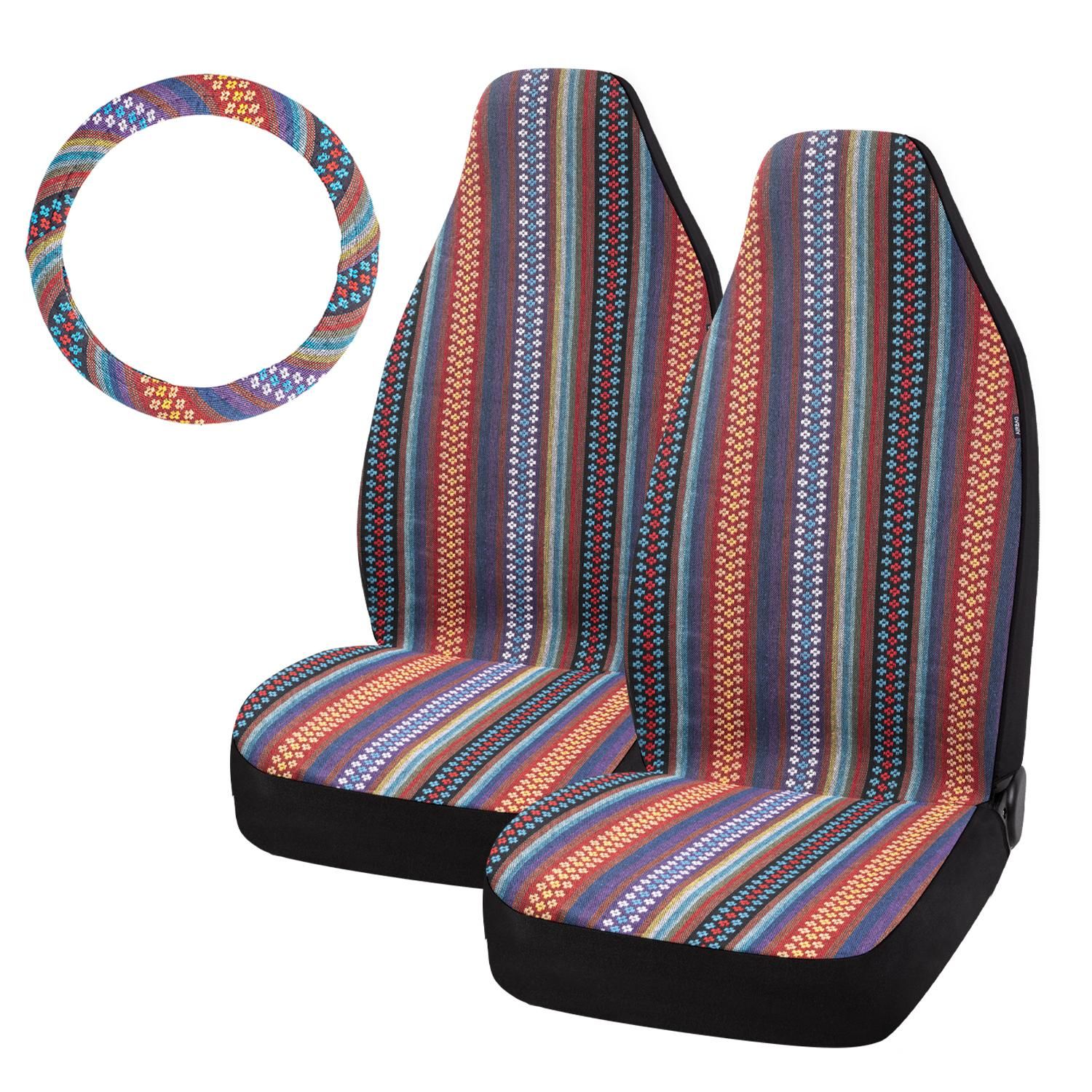Road Comforts Modern Aztecs Seat Cover Kits 3 Piece
