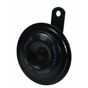 Hella 92mm 12V Disc Horn – Universal Fit High-Tone Horn For Cars, Trucks, Motorcycles