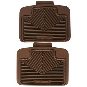 Highland All Weather 4403100 Tan Rubber Rear Floor Mat 2 Piece