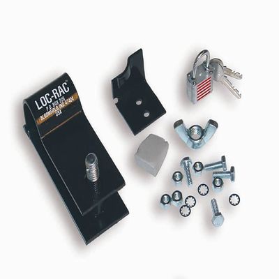 Hi-lift Jack Black Lock-Rack Mounts to Bedrail