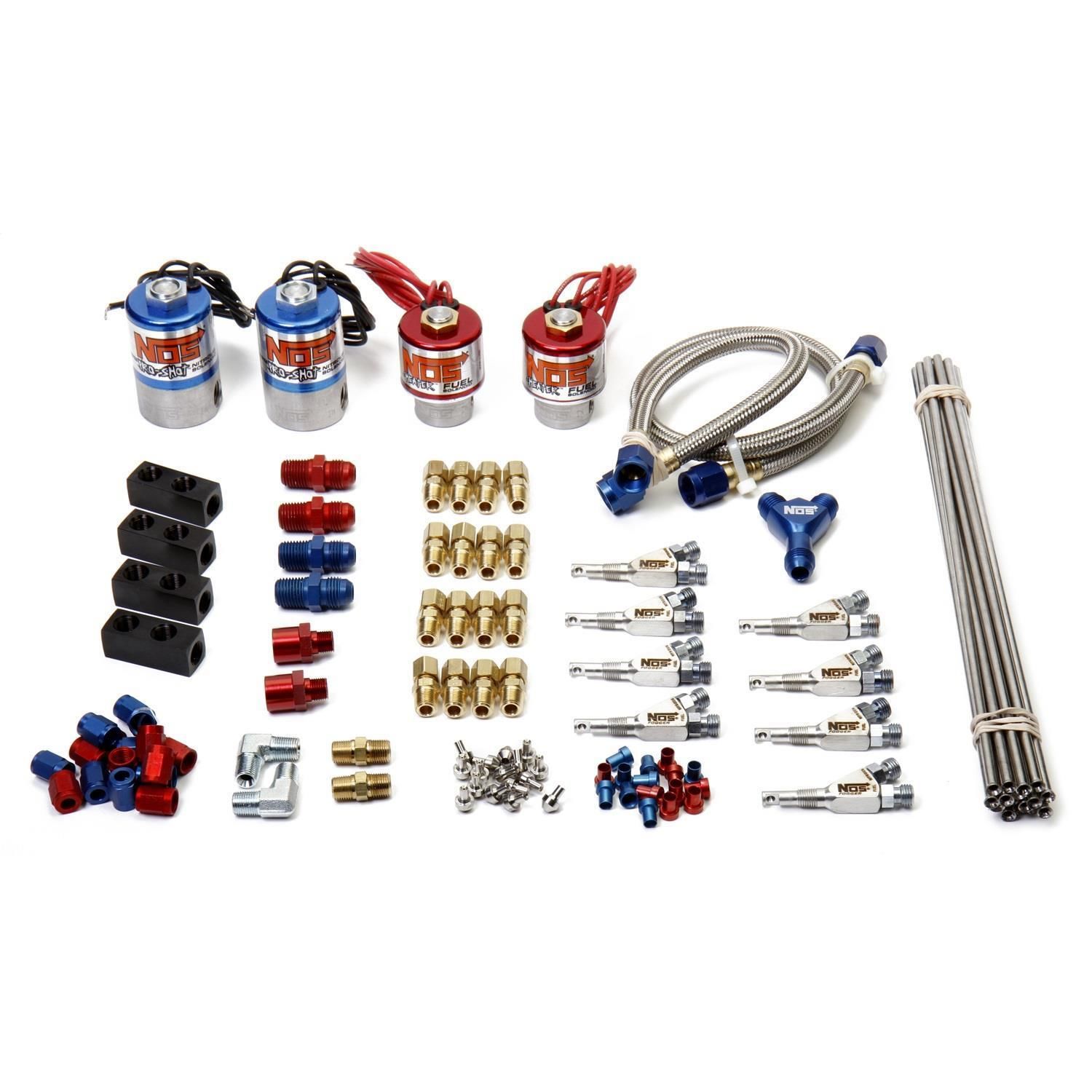 Holley Pro Fogger Custom Nitrous Plumbing Kit, Includes NOS Soft Plume