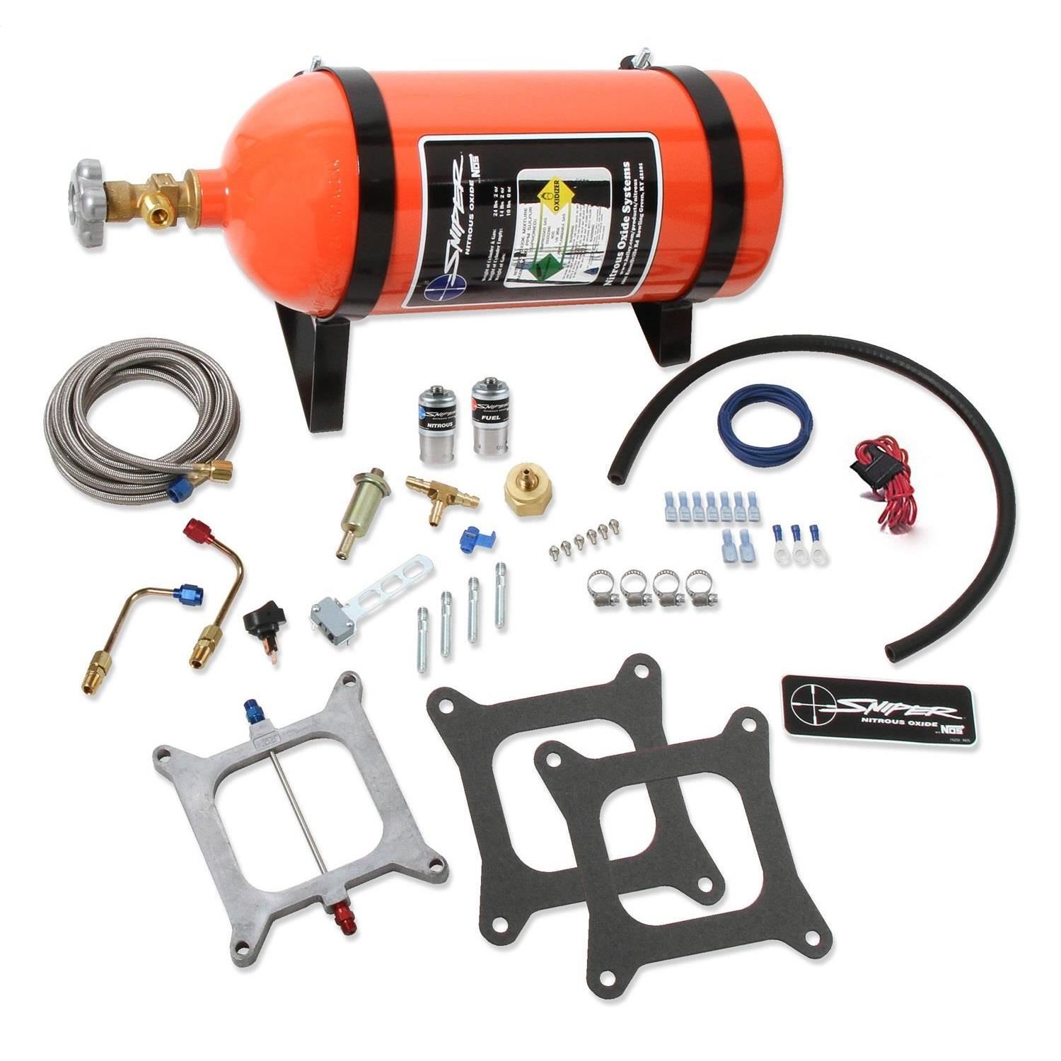 NOS/Nitrous Oxide System Orange Sniper Wet Nitrous Plate Kit