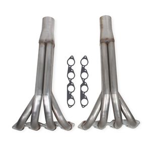 FlowTech Big Block Chevy Natural Finish Collector Upright Header for Ford Mustang