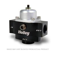 Holley 4.5 to 9 PSI Standard Chrome Finish Fuel Pressure Regulator