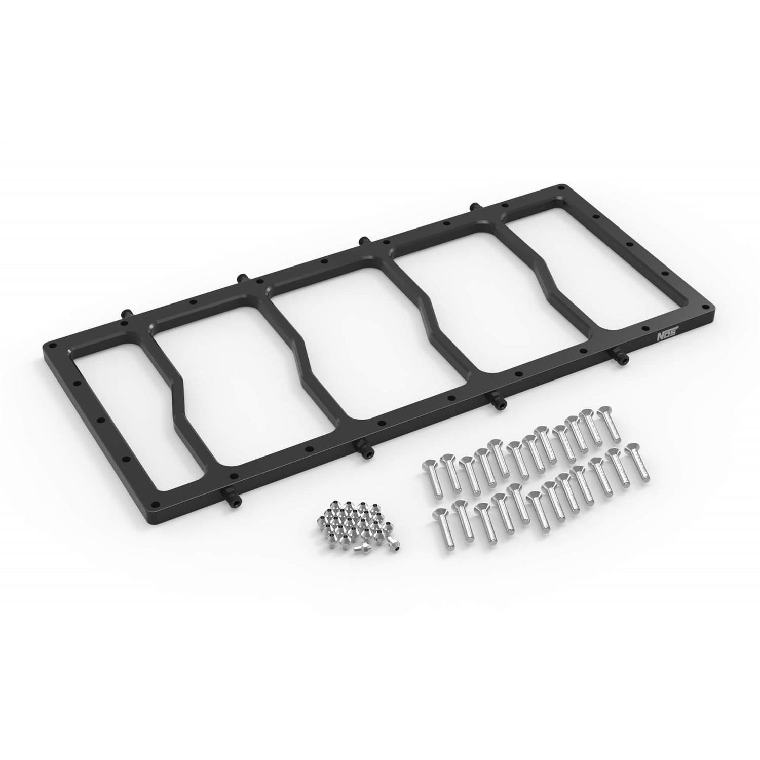 NOS/Nitrous Oxide System Billet 6061T6 Aluminum; Black Finish; Dry