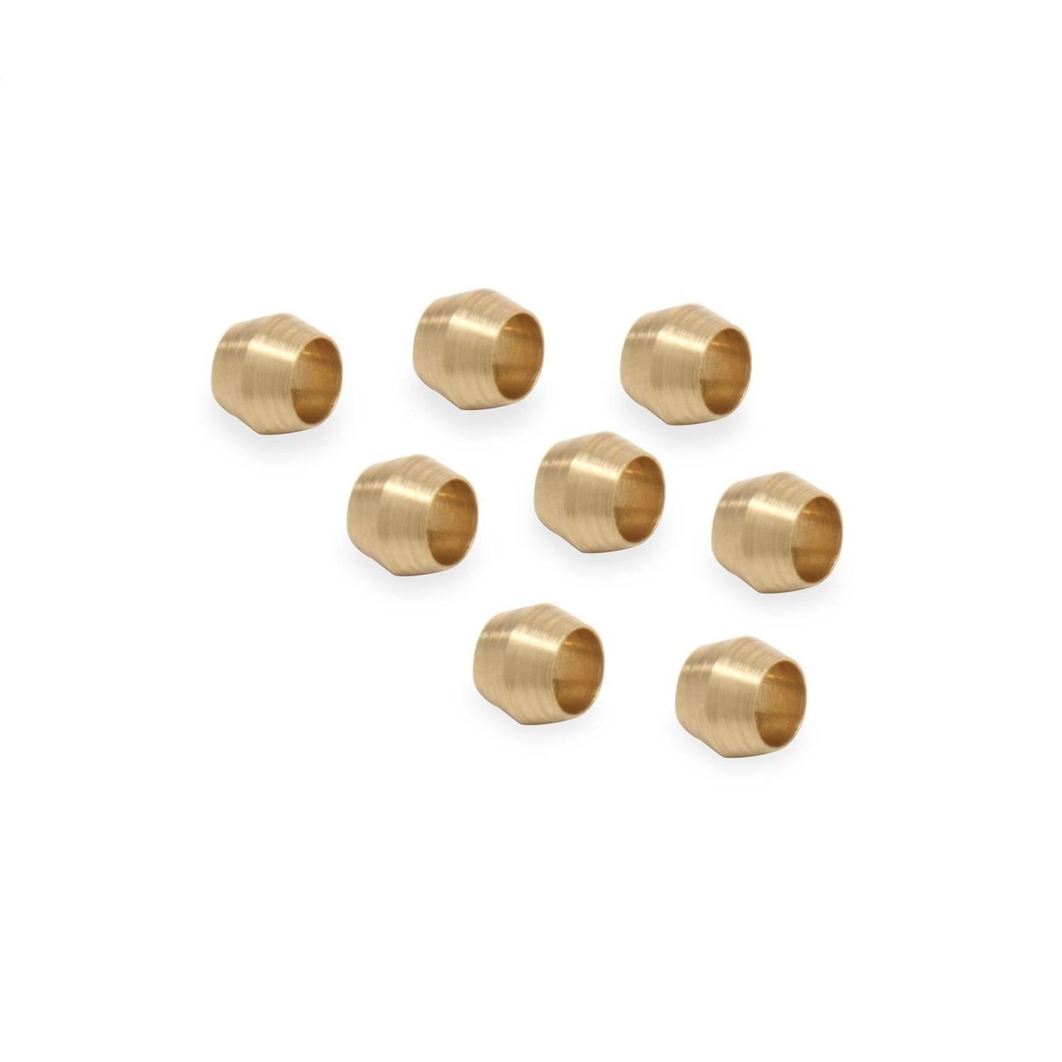 Holley 8 pcs. 3/16 in. tube barrel ferule compression fitting