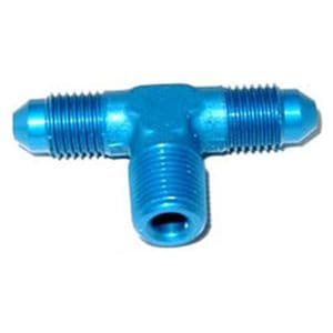 NOS / Nitrous Oxide System Blue -3AN x -3AN x 1/8in Flare to Pipe Fitting