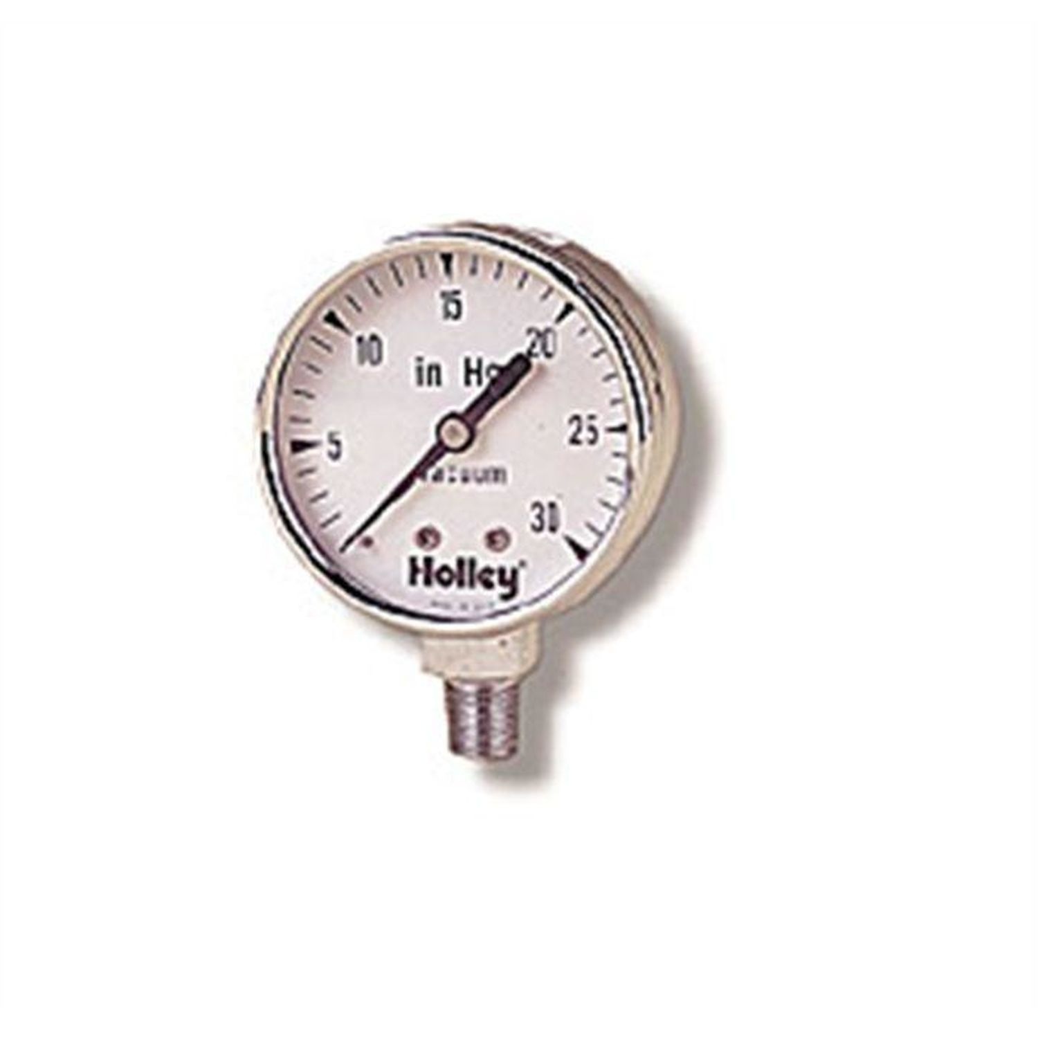 Holley Vacuum Gauge Includes 1/8 in. NPT Brass Fitting