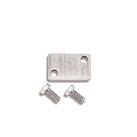 Edelbrock 8961 Choke Block-Off Plate - Aluminum Plate For Intake Manifold - View #2
