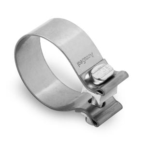 Hooker 2 1/2in Stainless Steel Band Clamp, 2 Piece for Acura