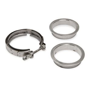 Hooker 3in Stainless Steel Band Clamp with Flanges for Acura