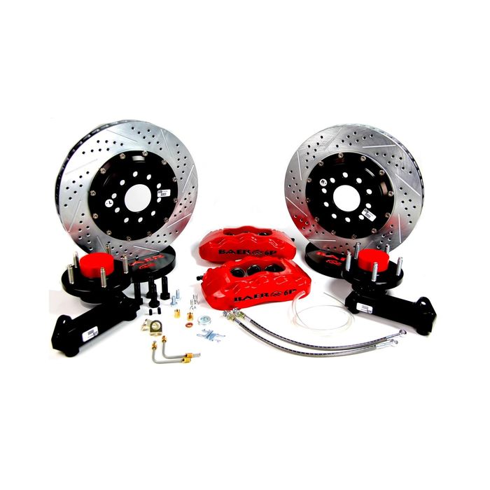 Baer Brake Systems 13in Red Pro+ Front Brake Kit