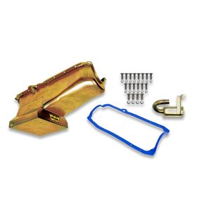 Weiand 7 Quart Zinc Finish 86/02 Small Block Chevy Oil Pan Kit for Chrysler Imperial