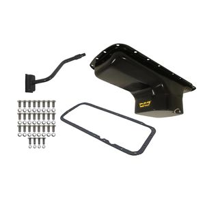 Weiand 7 Quart Black Finish 63/78 Mopar Oil Pan Kit for Hyundai Sonata